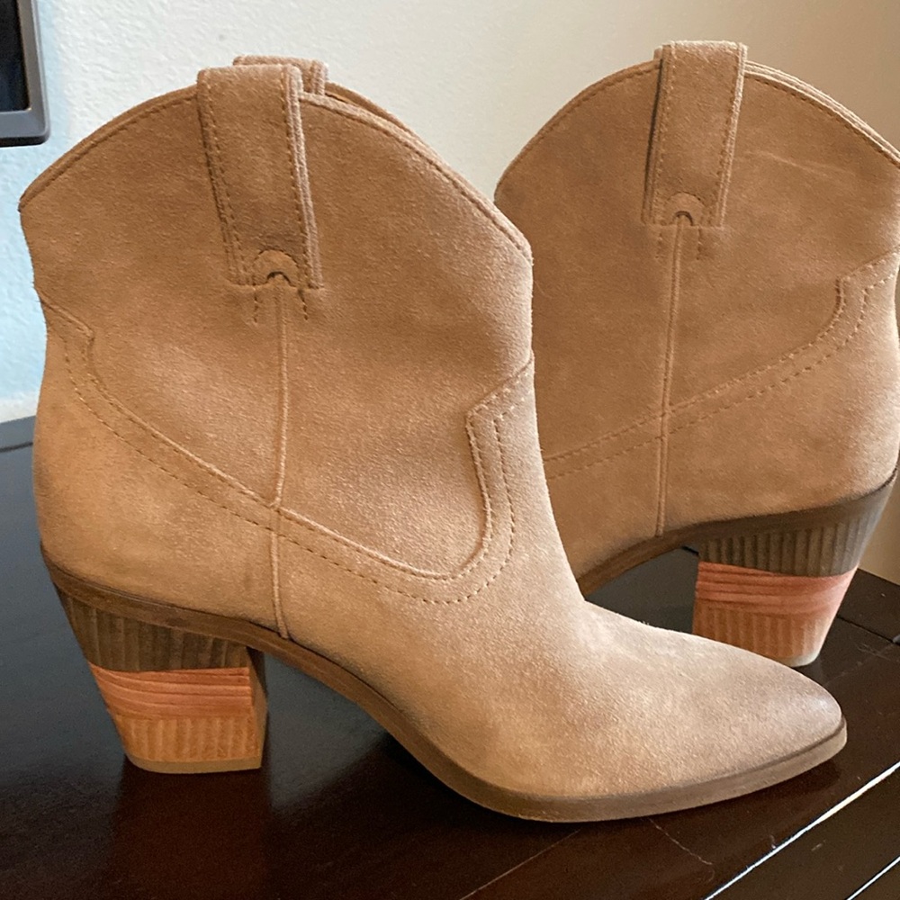 Frye Faye Chevron Short Booties, Brand New!